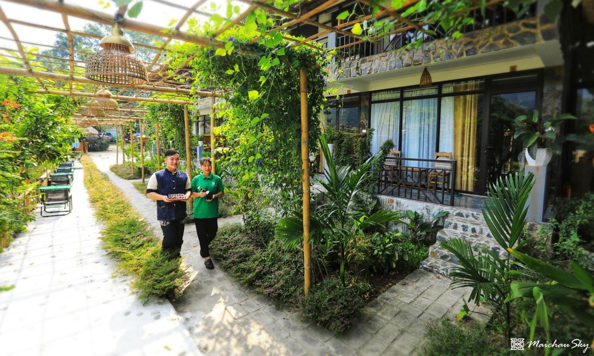 Mai Chau Sky Resort Mai Châu Exterior foto
