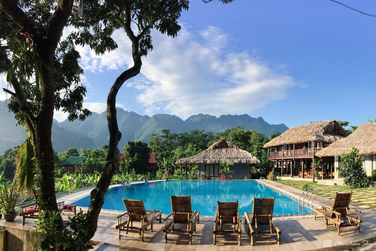 Mai Chau Sky Resort Mai Châu Exterior foto